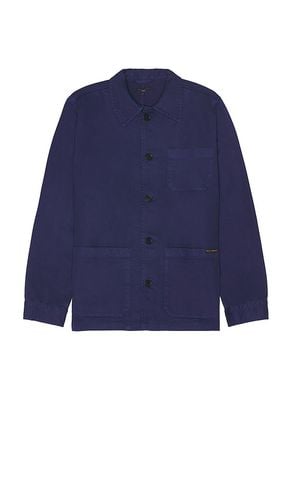 Barney Worker Jacket in Blue. - size L (also in M, S, XL) - Nudie Jeans - Modalova