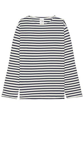 Charles Stripe Long Sleeve T-Shirt in . Taglia S - Nudie Jeans - Modalova