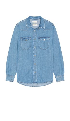 George Western Shirt in Denim-Light. - size L (also in M, S) - Nudie Jeans - Modalova