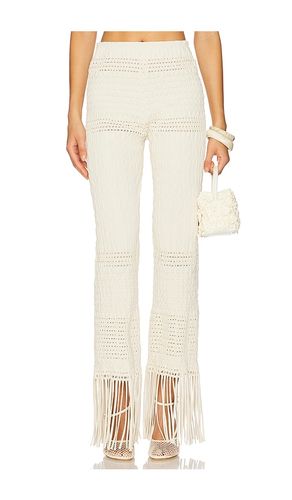 Miciel Pants in Cream. - size L (also in M, S) - Nanushka - Modalova