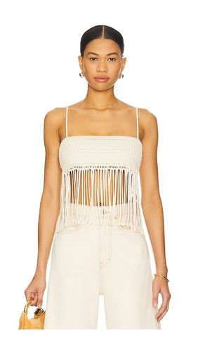 Mariz Top in Cream. - size L (also in M, S) - Nanushka - Modalova
