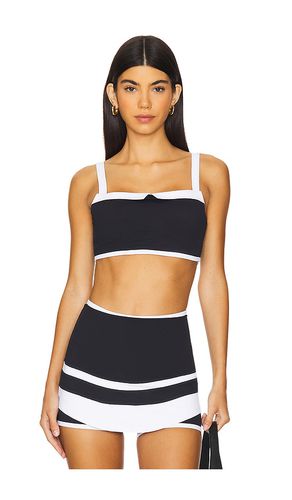 Optimist Contrast Bra Top in Black & White. - size L (also in M, S, XS) - Nubyen - Modalova