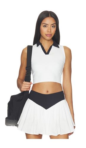 Unshaken V-Neck Polo Crop Top in . - size M (also in S) - Nubyen - Modalova