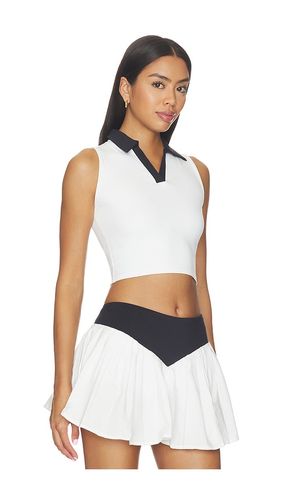 Unshaken V-Neck Polo Crop Top in . - size M (also in S) - Nubyen - Modalova