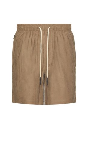 Taupe Linen Shorts in . - size L (also in M, S, XL/1X) - OAS - Modalova