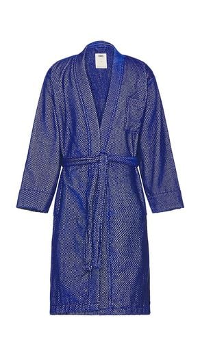 Aquatic Pepper Velour Robe in Royal. - size L/XL (also in S/M) - OAS - Modalova