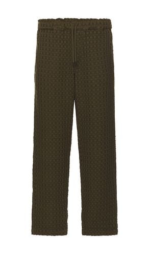 Ayora Waffle Pants in Olive. - size L (also in M, S, XL/1X) - OAS - Modalova