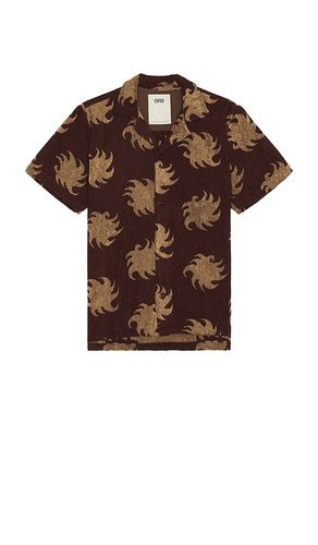 Mocha Ember Cuba Terry Shirt in . - size L (also in M, S, XL/1X) - OAS - Modalova