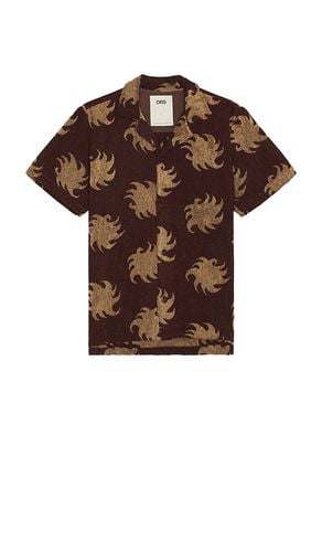 Mocha Ember Cuba Terry Shirt in . Size M, S, XL/1X - OAS - Modalova