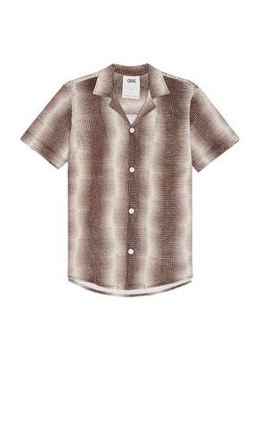 Merlot Echo Cuba Net Shirt in . - size L (also in M, S, XL/1X) - OAS - Modalova