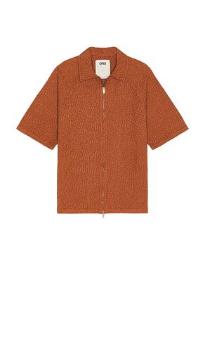 Camisa con cremallera completa turleo zack en color ladrillo talla L en - Brick. Talla L (también en S) - OAS - Modalova