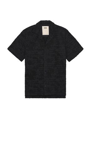 Night Lagoon Cuba Terry Shirt in Navy. - size L (also in M, S, XL/1X) - OAS - Modalova