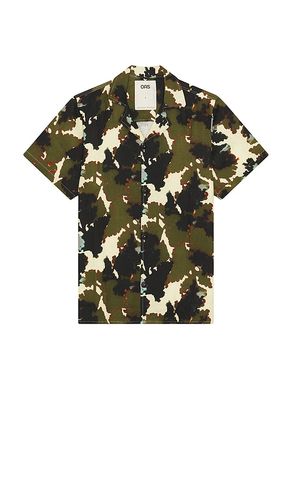 Foliago Cuba Linen Shirt in Army. - size L (also in M, S) - OAS - Modalova