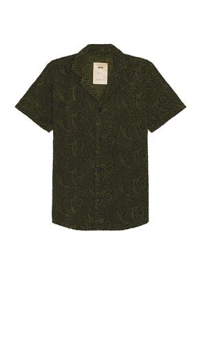 Squiggle Cuba Terry Shirt in Green. - size L (also in M, S, XL/1X) - OAS - Modalova