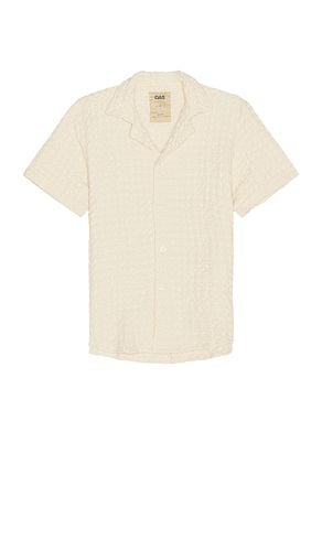 Ecru Cuba Waffle Shirt in Cream. - size L (also in M, S, XL/1X, XS, XXL/2X) - OAS - Modalova