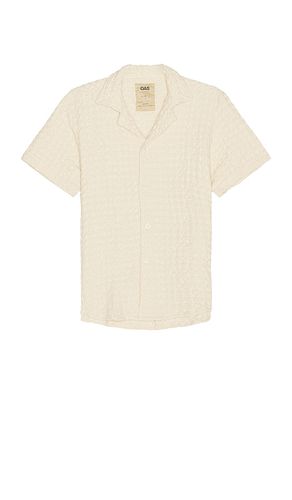 Ecru Cuba Waffle Shirt in Cream. - size L (also in M, S, XL/1X, XXL/2X) - OAS - Modalova