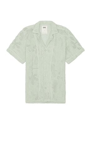 Galbanum Cuba Crochet Shirt in Green. - size L (also in M, S, XL/1X) - OAS - Modalova