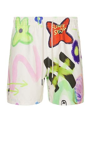Flower Shop Swim Short in Ivory. - size L (also in M, S, XL/1X) - OAS - Modalova