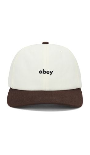 Tone 6 Panel Snapback in Cream - Obey - Modalova