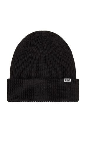 Obey Bold Organic Beanie in Black - Obey - Modalova