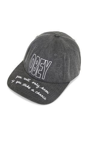 Obey 6-PANEL-CAP CHANCE in Black - Obey - Modalova