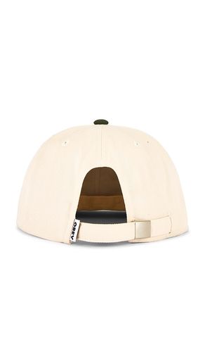 Collegiate 6 panel strapback in color cream size all - Obey - Modalova