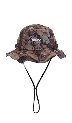 Sobo trail bucket hat in color brown size all - Obey - Modalova
