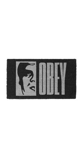 Obey Half Icon Floor Mat in Black - Obey - Modalova
