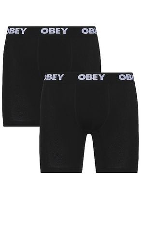 Established Works 2 Pack Boxer Briefs in . - size L (also in M, S) - Obey - Modalova