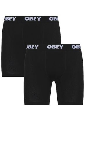 Established Works 2 Pack Boxer Briefs in . - size M (also in S) - Obey - Modalova