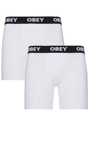 Established Works 2 Pack Boxer Briefs in . - size L (also in M, S) - Obey - Modalova