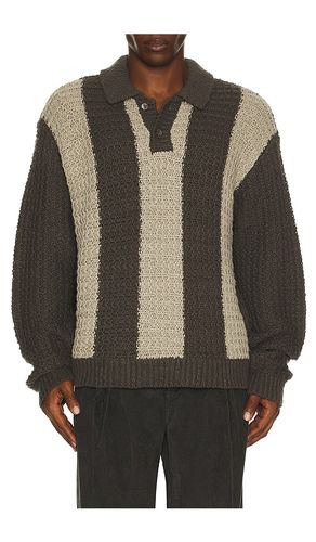 Textured Rugby Polo in . Taglia L. Also in M, S - Obey - Modalova