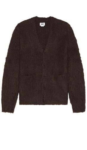 Patron Cardigan in Brown. - size M (also in S) - Obey - Modalova