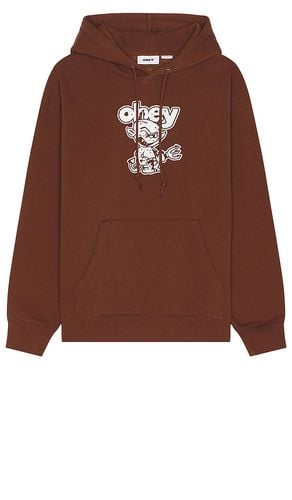 Demon Hoodie in Brown. - size M (also in S) - Obey - Modalova