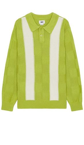 Albert Polo Sweater in Green. - size L (also in M, S, XL/1X) - Obey - Modalova