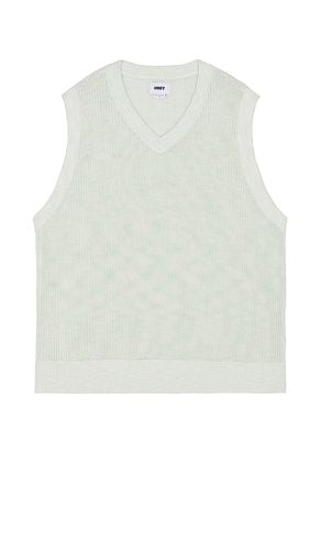 Clynton Sweater Vest in Mint. - size L (also in M, S, XL/1X) - Obey - Modalova