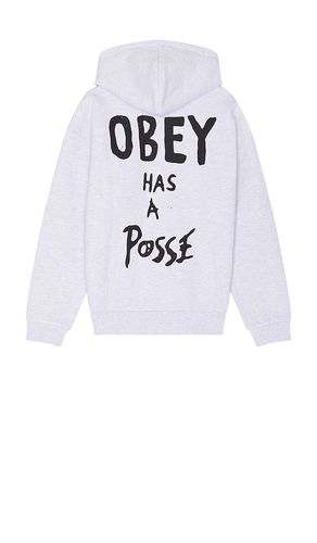 Posse Extra Heavy Hoodie in Grey. - size L (also in S, XL/1X) - Obey - Modalova