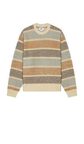 Benjamin Crewneck Sweater in Brown. - size L (also in M, S) - Obey - Modalova