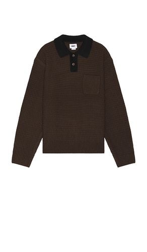 Danny Polo Sweater in Brown. - size L (also in M, S) - Obey - Modalova