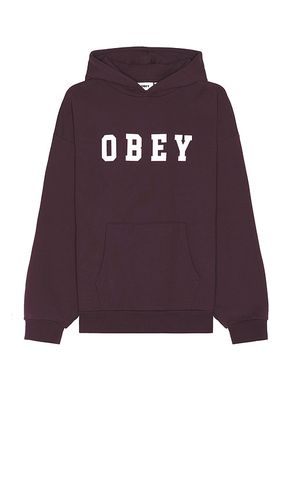 Felt Extra Heavy Hoodie in Purple. - size L (also in M, S) - Obey - Modalova