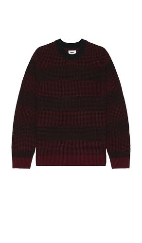 Jason Crewneck Sweater in Burgundy. - size M (also in S, XL/1X) - Obey - Modalova