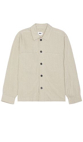 Antonio utility shirt jacket in color nude size L in - Nude. Size L (also in M, XL/1X) - Obey - Modalova