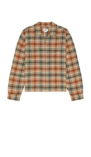 Alton Zip Shirt Jacket in Orange. - size L (also in M, S, XL/1X) - Obey - Modalova