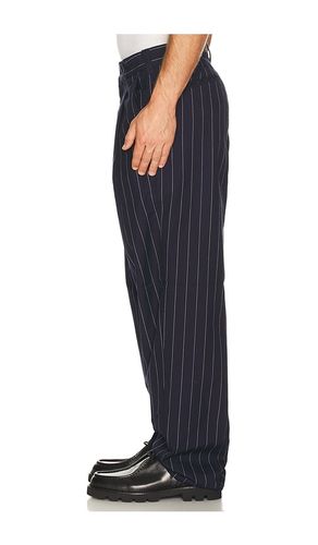 Dean Stripe Pleated Pant in Blue. - size 30 (also in 31, 32, 33, 34, 36) - Obey - Modalova
