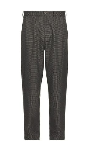 Fubar Houndstooth Pleated Pant in Blue. - size 30 (also in 32, 34) - Obey - Modalova