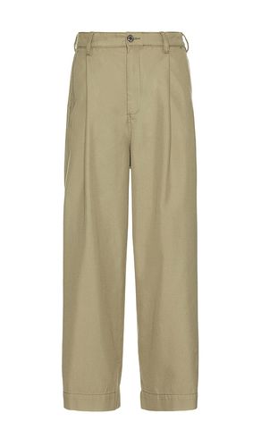 Oliver Pleated Pants in Olive. - size 33 (also in 34) - Obey - Modalova