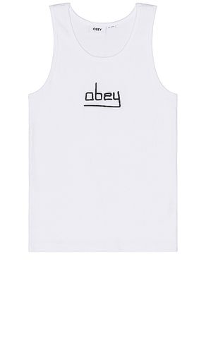 Camiseta tirantes en color talla L en - White. Talla L (también en M) - Obey - Modalova