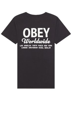 Camiseta en color negro talla L en - Black. Talla L (también en M, S) - Obey - Modalova