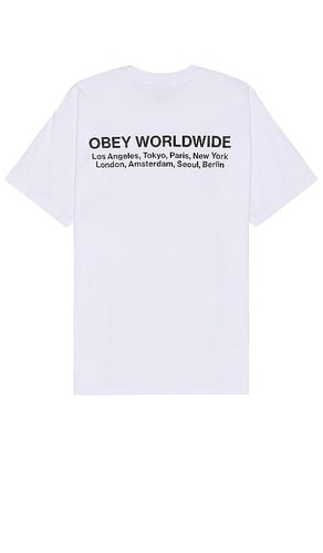 Camiseta en color talla L en - White. Talla L (también en M, S) - Obey - Modalova