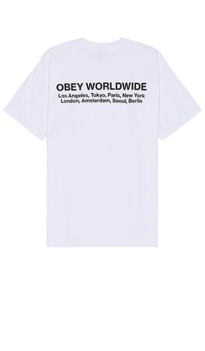 Worldwide Cities Tee in . Size S - Obey - Modalova